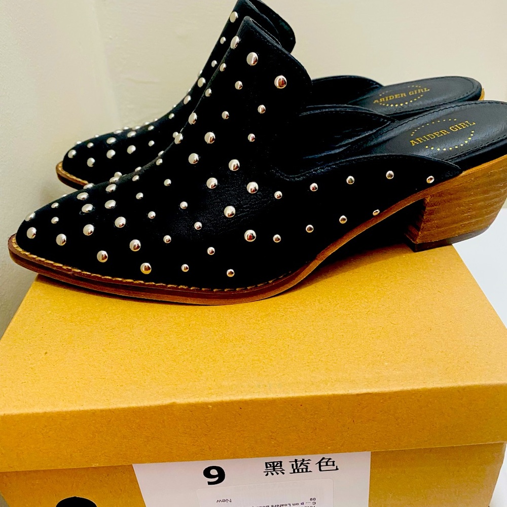 Arider Girl studded Mules